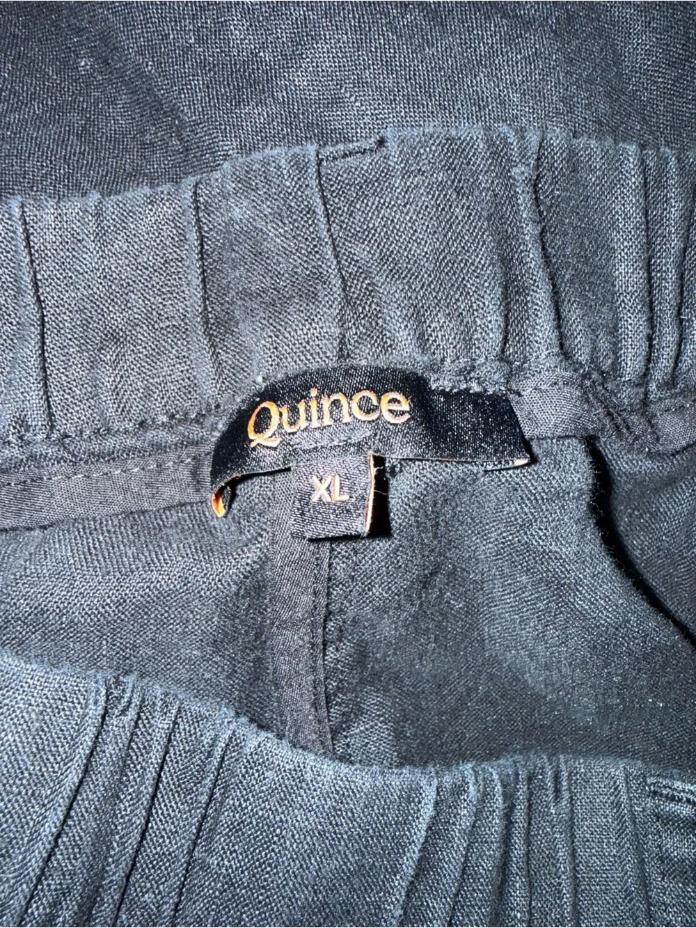Quince Black Linen Pants